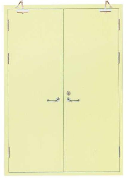 鋼質防火門內部構造？